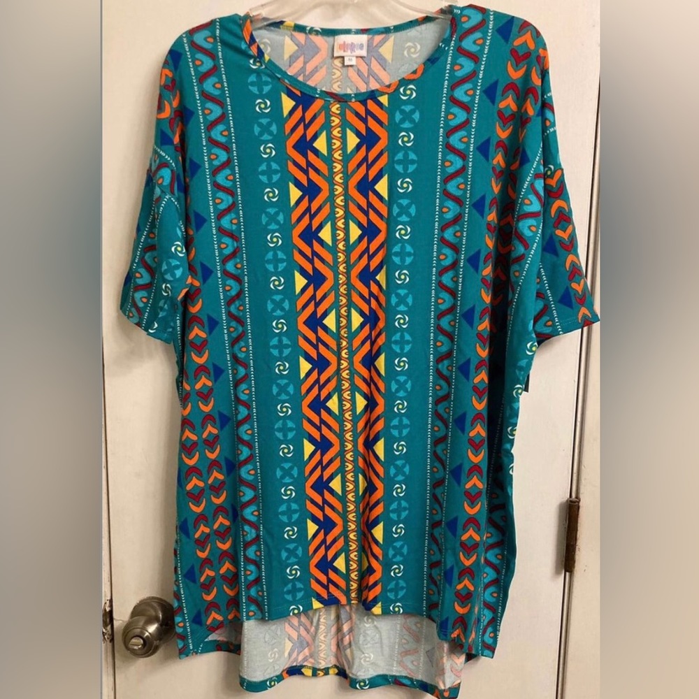 Lularoe Turquoise Irma Tunic Shirt Women’s M